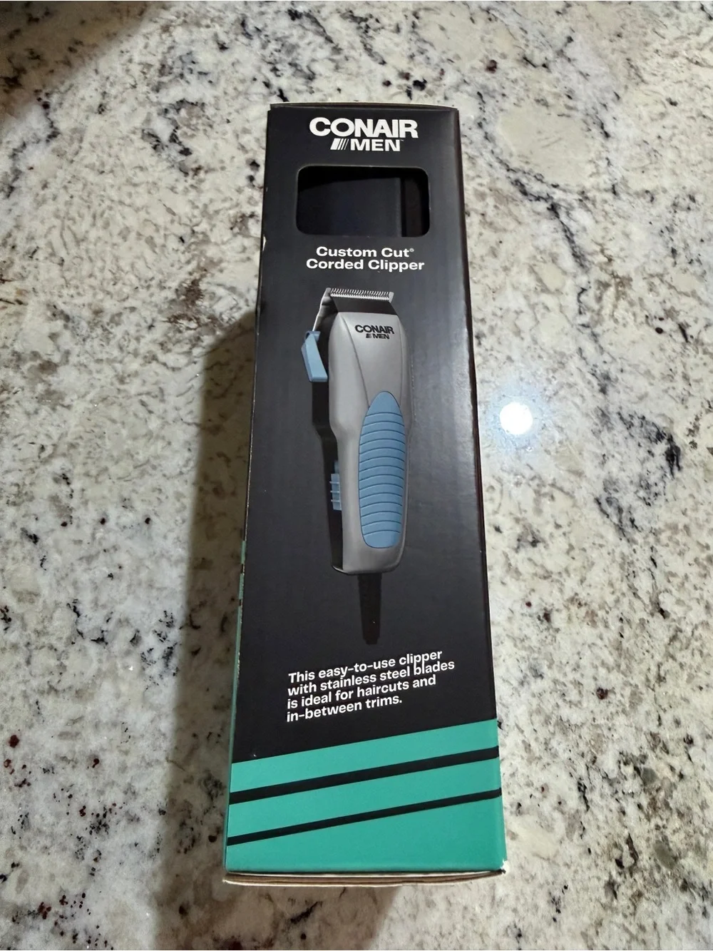 ConAir Mens Custom Cut Clippers 18-Piece Complete Home Haircutting Kit Corded